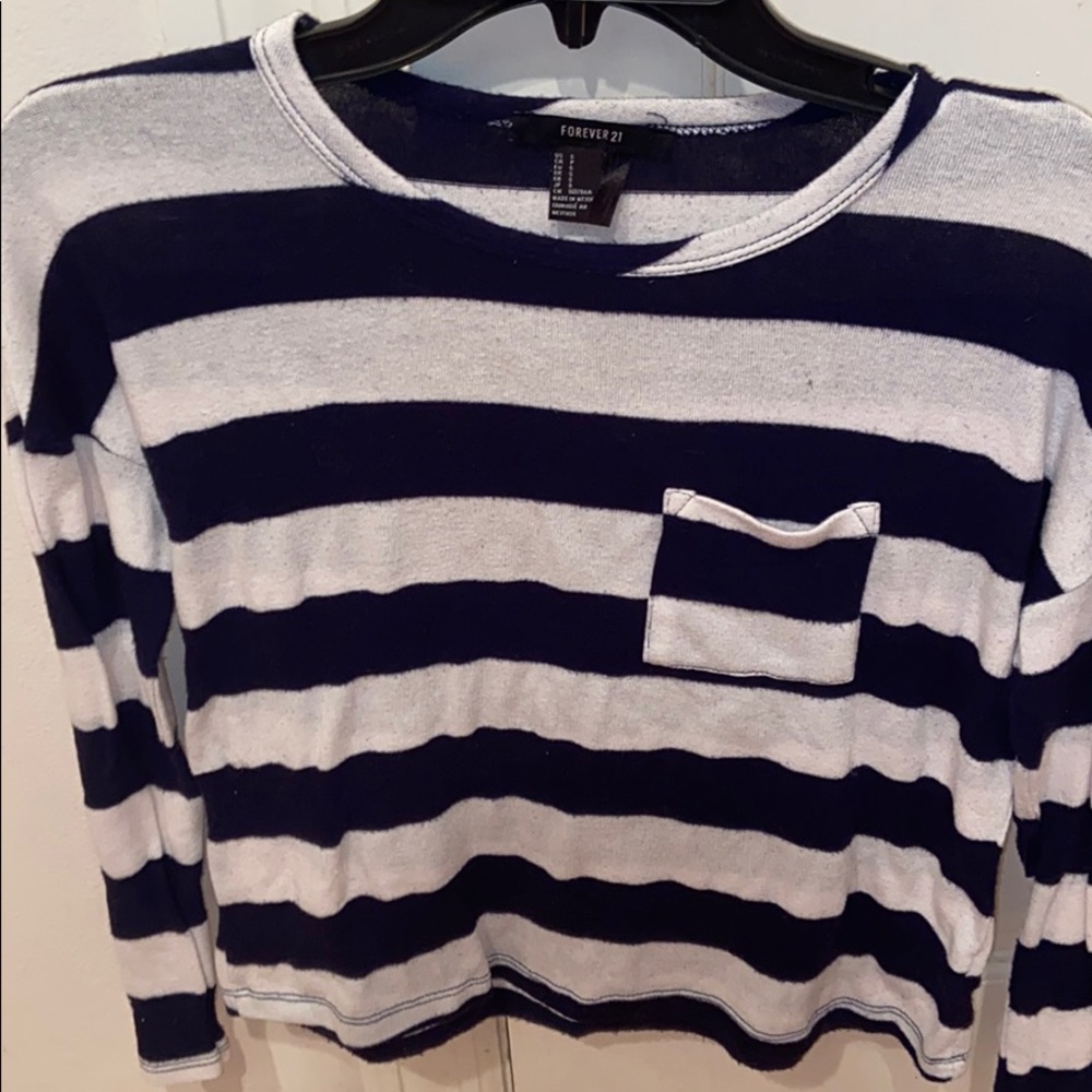 Long sleeve forever 21 striped